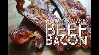 How to make BEEF BACON [upl. by Rozanne]