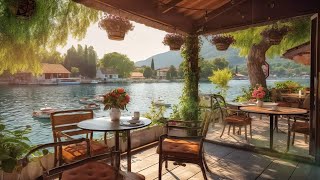 Relaxing Jazz Music for Stress Relief ☕ Positive Spring Morning Jazz in Outdoor Coffee Shop Ambience [upl. by Danielle]