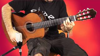 FAME CM 2 Studiomicrophone  Almansa 435 Concert Guitar Soundcheck [upl. by Ifen351]