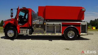 FOUNTAINTOWN COMMUNITY VFD  ALEXIS 2000GALLON TANKER 2453  FOUNTAINTOWN INDIANA [upl. by Sunev]