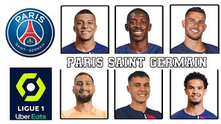 PARIS SAINT GERMAIN SQUADNEW SEASON 2024 WITH TRANSFER [upl. by Aicilanna889]