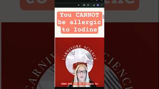 Iodine Allergy The Myth Busted [upl. by Ardnaxila]