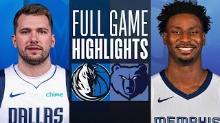 MAVERICKS at GRIZZLIES  FULL GAME HIGHLIGHTS  December 11 2023 [upl. by Annehs678]