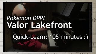 quotValor Lakefrontquot from quotPokémon DPPtquot  Live Piano Cover [upl. by Graig]