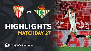 Highlights Sevilla FC vs Real Betis 10 [upl. by Nester]