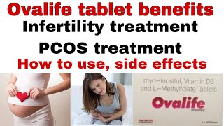 Ovalife  myoinositolvit D3Lmethylfolate infertilityPCOS  How to use  side effects [upl. by Tareyn]