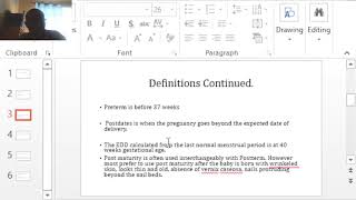 Postdates Postmaturity and Postterm explained [upl. by Philina]