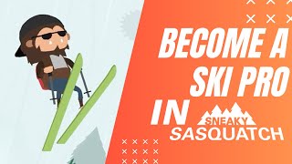 2024 How to win ALL of the Ski Events in Sneaky Sasquatch [upl. by Ahsimin]