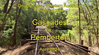 Drivers view WA Cascades to Pemberton Apr 2024 [upl. by Dijam395]