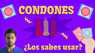 CONDONES  FEMENINOMASCULINO ¿LOS SABES USAR [upl. by Pepito]