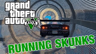 GTA V  CUNNING STUNTS  FJERDE OMGANG [upl. by Negroj]