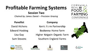 Cornwall Real Food and Farming Conference Session 2 Profitable Farming Systems [upl. by Vesta]