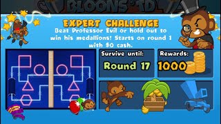 Bloons TD Battles Professor Evil Challenge in BTD Battles  Week 49 12 [upl. by Notreb57]