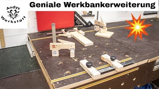 Geniale Werkbank Erweiterung für Spannelemente [upl. by Nagn]