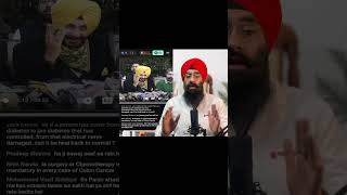 Relation of CANCER amp INFLAMMATION  Navjot singh sidhu says avoid Milk eat neem ke patte [upl. by Oirasan]