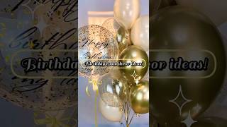 Birthday decoration ideas 🎉🎆 shorts birthday aesthetic room decor party ideas [upl. by Cadel]