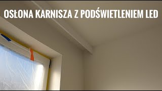 Osłona karnisza z podświetleniem LED  prosty i szybki montaż artfliz [upl. by Charpentier]