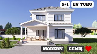 Modern 51 Dubleks Ev Turu  Dubleks Ev Yapımı  Dubleks Ev Modelleri [upl. by Inajna111]