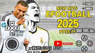 eFOOTBALL PES 2025 PPSSPP Original Android Offline English CameraPS5 HD New Graphics Transfer Update [upl. by Herv]