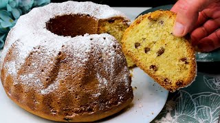 BERÜHMTES REZEPT Der Kuchen der die Welt eroberte Köstlicher krümeliger Rosinenkuchen [upl. by Ocirema]