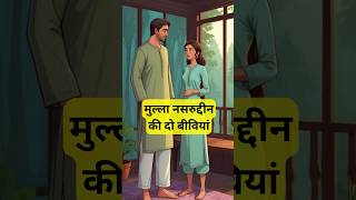 मुल्ला नसरुद्दीन की दो बीवियां  Shorts  One Minute Story  Do Biwiyon ki Kahani [upl. by Htnicayh383]