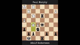 Paul Morphy vs Adolf Anderssen  Paris France 1958 [upl. by Saitam]