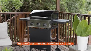 Why Buy The Megamaster 3 Burner Gas Grill [upl. by Wistrup419]