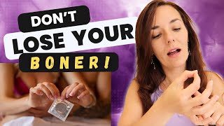 HOW TO USE CONDOMS WITHOUT LOSING YOUR ERECTION [upl. by Atnoved]