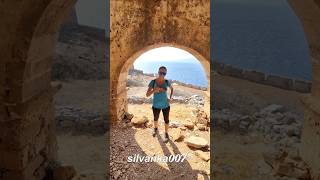 TIME FOR A GIRL ON TOP 👑 Monemvasia Old Town Castle monemvasia travel guide tiktok greece cool [upl. by Vedis]