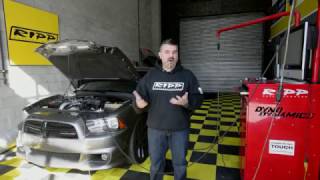 RIPP Supercharged 36 Dodge Charger on the Dyno [upl. by Nal]