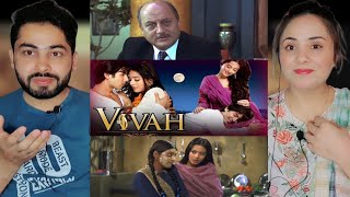 Vivah Movie Pakistani Couple Reaction Part 2 Shahid Kapoor Amrita Rao Anupam Kher Alok Nath [upl. by Anauqahs]