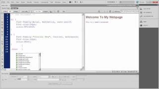 12  Introduction to Dreamweaver Tutorial CS5 [upl. by Cobby]