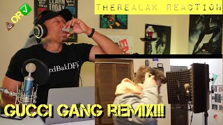 TRASH or PASS IAMTHEREALAK Gucci Gang Remix REACTION [upl. by Eldoria]