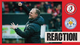 Liam Manning reacts to win over Leicester 🎙️ [upl. by Leopold]