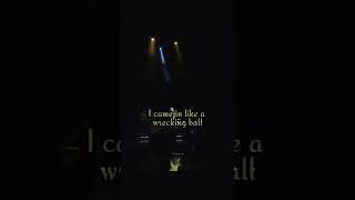 Wrecking Ball  Miley Cyrus  Live [upl. by Rehpitsirhc]