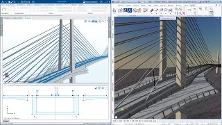 Parametric Cable Stayed Bridge [upl. by Kila]