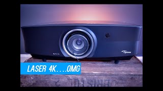 The Optoma UHZ65 4K Ultra HD HDR Laser Projector is Incredible [upl. by Esahc]