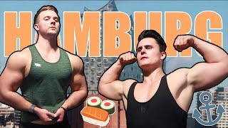 VLOG 5 Fitnessoskar und Neelejay in Hamburg besuchen I Sushi AllYouCanEat [upl. by Nerral20]