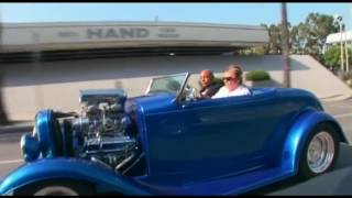 Johnny Hallyday au volant de sa Hot Rod Los Angeles [upl. by Dlawso280]