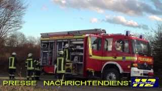 Unfall Sprendlingen B50 L418 PKW gegen LKW Kreuznach112de [upl. by Ycnuahc463]