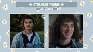 WOULD YOU RATHER ☆ STRANGER THINGS [upl. by Nomyt996]