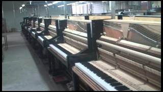 Steinhoven Piano Factory [upl. by Yattirb]