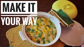 Chicken Enchilada Casserole  So Versatile You Can Make it Your Way [upl. by Llenyar]