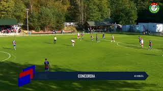 LZS Justynów  Concordia 1909 Piotrków Trybunalski 32 bramki 12102024 [upl. by Walcoff]