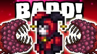 BARD CLASS VS WALL OF FLESH  Modded Terraria Bard Class  Ep9 [upl. by Hnirt814]