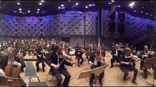 Mahler No 9  3D Sound  360° Video [upl. by Syverson]