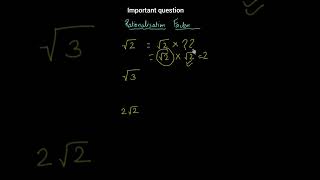 Simple Rationalization factor class 9 exam numbersystem [upl. by Lachlan]