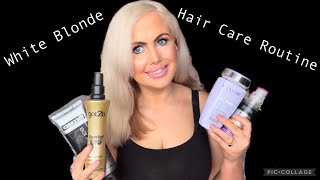 White Blonde amp Ginger Two Tone Hair Care Routine amp My Hair Story [upl. by Ardnoid]