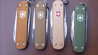 Victorinox Alox LE 2024 classic and pioneer x Terra Brown First look and color comparison [upl. by Enihpled]