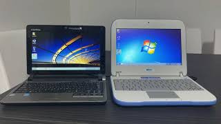 Laptop Computer Boot Race  emachines EM250 vs Exper Bilge [upl. by Cousin]